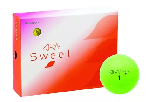 Мячи для гольфа Kasco KIRA SWEET, 1 дюжина (12 Шариков), Лайм