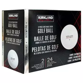 Мячи для гольфа Kirkland Signature Performance Plus из 3 предметов, упаковка из 24 шт.