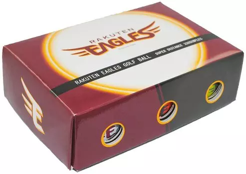 Мячи для гольфа LEZAX Tohoku Rakuten Golden Eagles, 6 шт., разноцветные, желтые (Белый + + Оранжевый) РЕБА-3759