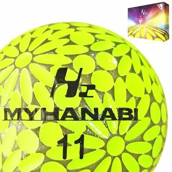 Мячи для гольфа MYHANABI H2, желтые, серебристые, 1 дюжина, модель 2019 года