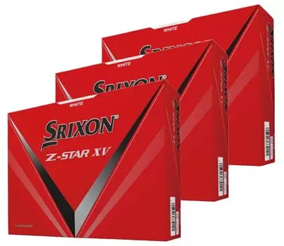 Мячи для гольфа SRIXON White, 36 мячей, 3 оригинальных листа, в комплекте Z-STARXV, дюжина,