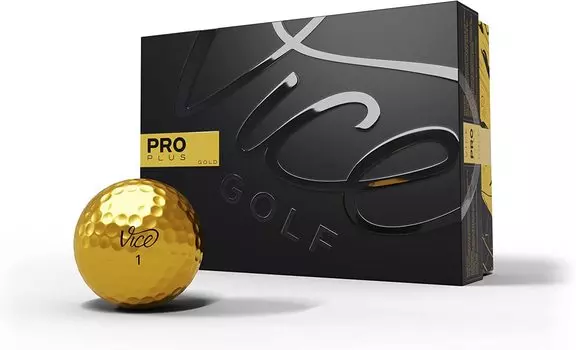 Мячи для гольфа Vice Golf Limited Edition Pro Plus (Золото)