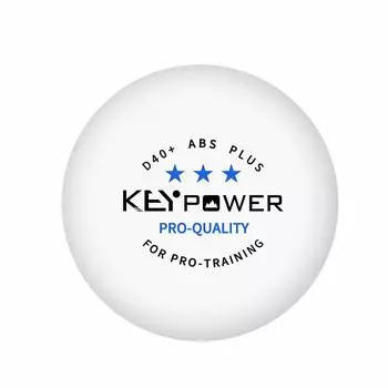 Мячи для настольного тенниса Homraku для тренировок и матчей, профессиональные мячи для пинг-понга, три звезды, 40 мм, пластиковые детали, белые (Смола АБС) (50 - - ПРО)