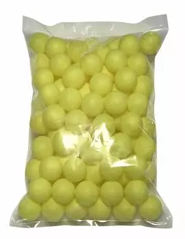 Мячи для пинг-понга TAKASUE, мячи для настольного тенниса, пластиковые мячи, простые, желтые, 100 штук жёлтый