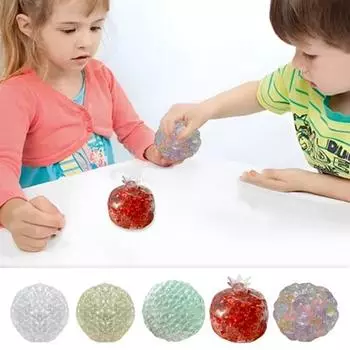 Мячи для снятия стресса для рук ручной работы, сжимаемая игрушка для снятия беспокойства, эргономичная рука разноцветный