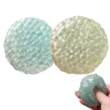 Мячи для снятия стресса ручной работы:, 2,36-дюймовая маленькая сенсорная игрушка для детей и взрослых, предметы для снятия тревожности в тихом классе, наполненная мальтозой, призы для студентов One Size