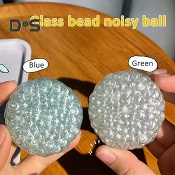 Мячи для снятия стресса ручной работы, эргономичный портативный мяч для снятия стресса, для лечения артрита запястного канала прозрачный