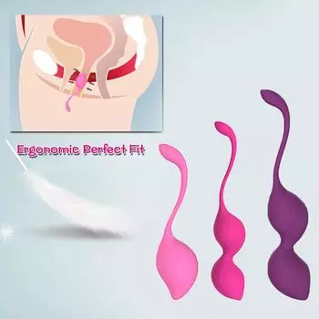 Мячи для тренировки тазового дна, набор из 3 шт. для тренировки тазового дна, тренажер для тазового дна, тренировка вагинальных мышц, секс-тренировка, секс-игрушка для женщин