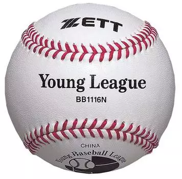 Мячи ZETT Youth Baseball Hardball Ball для молодежной лиги BB1116D (1 дюжина/12 игр) белый