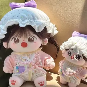 Мягкая 10 см 20 см кукольная одежда ткань своими руками кукольная одежда аксессуары хлопковые кукольные аксессуары for 10cm Doll