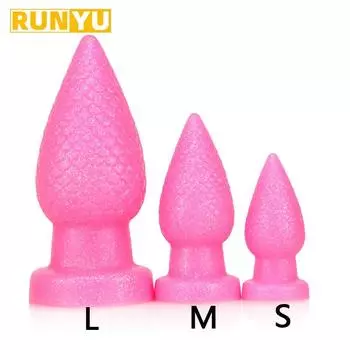 Мягкая Анальная Пробка Анальные Секс-Игрушки для Женщин Мужские Анальные Анальные Пробки Силиконовая Анальная Пробка Для Взрослых S