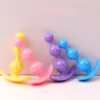Мягкая анальная пробка для мастурбации, анальная пробка, секс-игрушки, анальные шарики, расширители, игрушки для мужчин и женщин