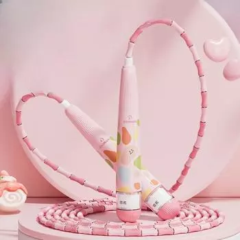 Мягкая бамбуковая спортивная фитнес-скакалка для начинающих K8 Small Cloud Bamboo Jumping Rope