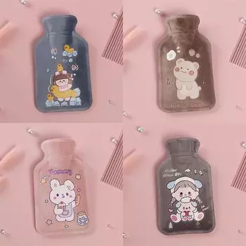 Мягкая бархатная грелка для облегчения менструальных болей, сохранения тепла и снижения температуры. Зимняя плюшевая грелка для рук.