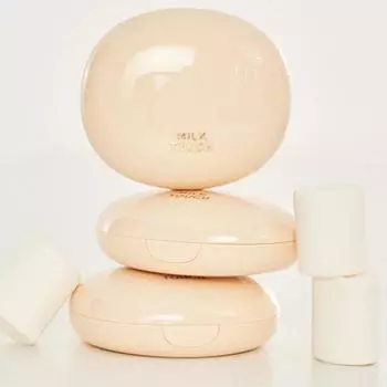 Мягкая бархатная подушечка Milk Touch для кожи на весь день, 14 г + сменный блок по 14 г, 3 цвета 1. Rosy Ivory