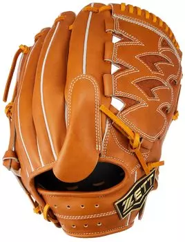 Мягкая бейсбольная перчатка ZETT Neo Status для золотисто-коричневого цвета 4 BRGB31211 (Перчатка) Питчеры, правые, (3400) Размер