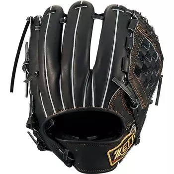 Мягкая бейсбольная перчатка ZETT Pro Status Sosuke Genda Player Type для второго короткого правого метателя, черная 4 BRGB30250 (Перчатка) (1900) Размер