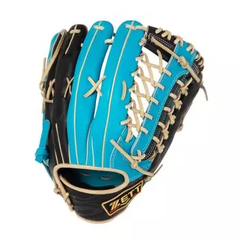 Мягкая бейсбольная перчатка ZETT Pro Status для аутфилдера, правого метателя, саксофона, цвет черный 9 BRGB32247 (Перчатка) (4119) Размер