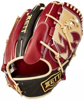 Мягкая бейсбольная перчатка ZETT Prostatus для бордо коричневого цвета 4 BRGB32401 (Перчатка) Питчеры, правши, коричневые/пастельные (4032) Размер