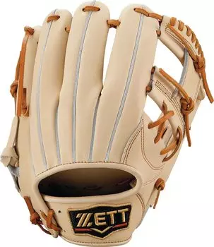 Мягкая бейсбольная перчатка ZETT Prostatus Imamiya Type Right Thrower 4 Pastel Brown x Oak Brown LH BRGB30270 Второй/короткий размер (3236)