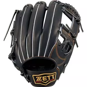 Мягкая бейсбольная перчатка ZETT Prostatus Kenta Imamiya Type For Right Throwing Night Black 4 BRGB30270 (Перчатка) Второй/Короткий (1900N) Размер