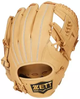 Мягкая бейсбольная перчатка ZETT Soft Steer Pastel Brown Throwing BRGB35510 All-Round (3200) Правша пастель коричневый