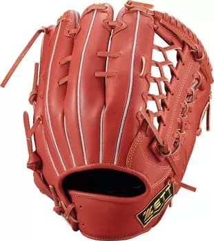 Мягкая бейсбольная перчатка ZETT Winning Road для броска левой руки, темно-оранжевая 7 BRGB33430R (Перчатка) Всесторонний (5800) Размер