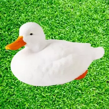 Мягкая большая модель утки, имитационная модель животного, забавная фигурка утки, настольное украшение для комнаты Duck