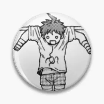 Мягкая булавка на пуговицах Hajime без конечностей, ювелирная брошь, булавка для лацкана, декор, забавный подарок, шляпа, металлический милый креативный мультяшный воротник