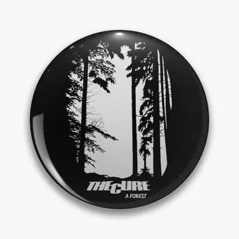 Мягкая булавка на пуговицах The Cure A Forest, креативная мультяшная милая ювелирная брошь для влюбленных, забавная металлическая модная декоративная брошь с воротником, подарок