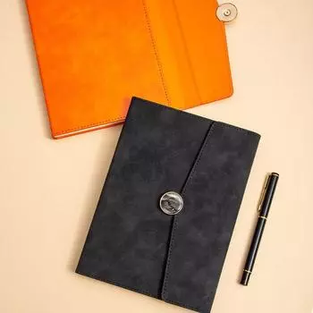 Мягкая деловая тетрадь Бумага для записей С отрывными листами Канцелярские принадлежности Выпускной Подарочный блокнот Исследование оранжевый