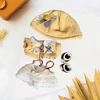 Мягкая фигурка Вязание топа и юбки Костюмы Фотореквизит Образовательная одежда Мода Создайте свой собственный