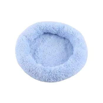 Мягкая флисовая кровать для хомяка, ёжика, белки, маленького животного, теплая подушка для объятий, коврик для дома (Синий С) синий