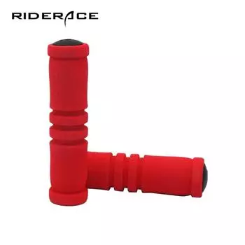 Мягкая губчатая пена для велосипедной ручки, нескользящая, для горного велосипеда, аксессуары для велосипеда, руль для гонок на мотоциклах красный