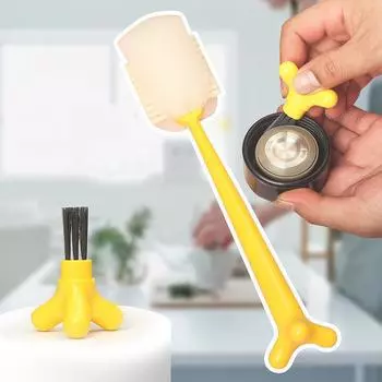 Мягкая губка для мытья чашек, длинная ручка, губка для мытья бутылок, щетка для чистки бутылок с вином, стеклянных чашек, бутылок с водой, кухонный инструмент