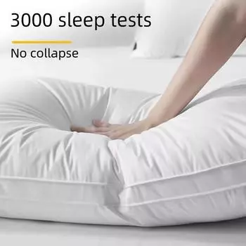 Мягкая хлопковая подушка для взрослых класса пятизвездочного отеля - сердечник из чистого хлопка, медленный отскок 48x74 cm