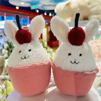 Мягкая и милая изысканная плюшевая игрушка-кекс в виде десерта, кукла в подарок One Size розовый