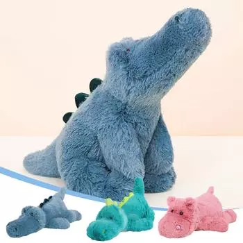 Мягкая и милая кукла-динозавр-бегемот, реквизит для съемок, сон с детьми, успокаивающие куклы, детская кукла-компаньон, подарок на день рождения, 1 шт. One Size