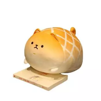 Мягкая и милая кукла собака корги плюшевая игрушка милая кукла собака в виде хлеба чай спящая подушка тканевая кукла 30cm