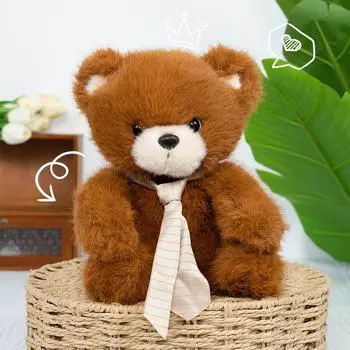 Мягкая и милая плюшевая кукла Barcelona Bear Милая целебная компания для девочек Кукла Подарки Домашний магазин Аксессуары для кукол 24cm