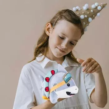 Мягкая игрушка акула, мягкая игрушка, кукла, милая интерактивная плюшевая акула, рождественская