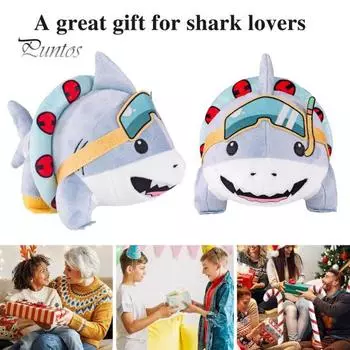 Мягкая игрушка акула, мягкая кукла, милая интерактивная плюшевая акула, рождественские подарки на день рождения для мальчиков и девочек, любителей акул 20cm