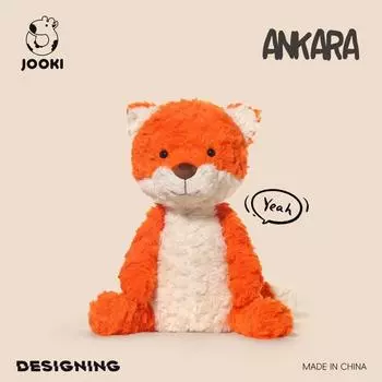 Мягкая лисица - мягкая игрушка, которую приятно обнимать, для сна и снятия беспокойства, лучший подарок на ночь для детей 28cm