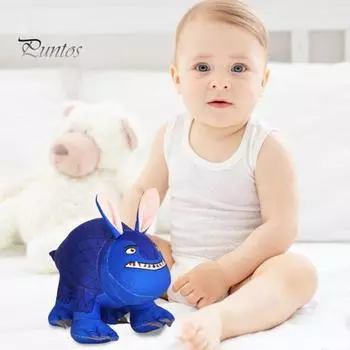 Мягкая игрушка-белка, подушка-хомяк, многофункциональный домашний декор, подарок в стиле аниме-фильма для всех возрастов фиолетовый