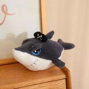 Мягкая игрушка Большая Белая Акула, плюшевая кукла, пиратская акула, аниме-кукла, детский подарок