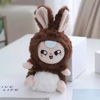 Мягкая игрушка-брелок в виде кролика из мультфильма «Милая кукла», брелок для ключей от машины, рюкзак, сумка, декор для детей, подарок