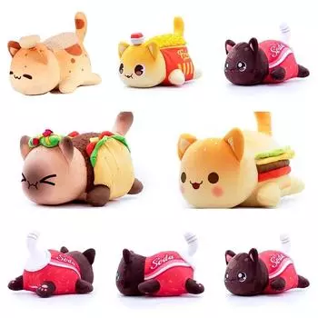 Мягкая игрушка «Булочка, картофель фри, гамбургеры, хлеб» 25 см 25cm