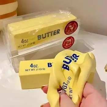 Мягкая игрушка Butter Stick, мягкая игрушка Butter Stick для снятия стресса, мягкая игрушка Butter Stick, ароматизированная сенсорная игрушка с медленным ростом 1PC