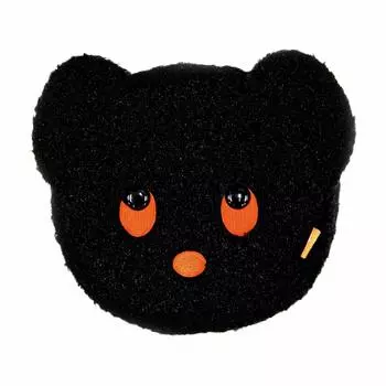 Мягкая игрушка Dick Bruna Black Bear Face Pouch, общая длина 18 см, артикул 600190, прибл.