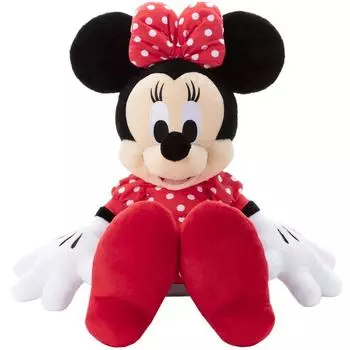 Мягкая игрушка Disney Good Look L Минни Маус, высота сидя 40 см красный